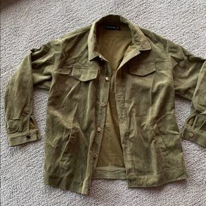 Pretty Little Thing oversized trucker shirt